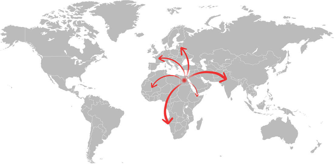 SASCO WORLDWIDE DISTRIBUTION MAP